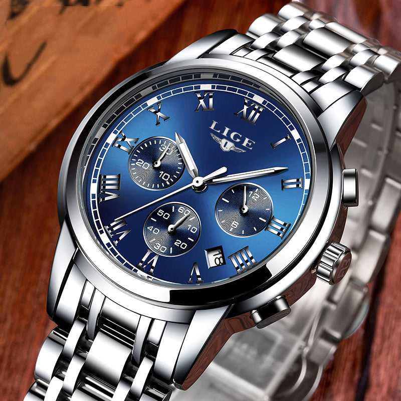 Waterproof Full Steel Men's Watch