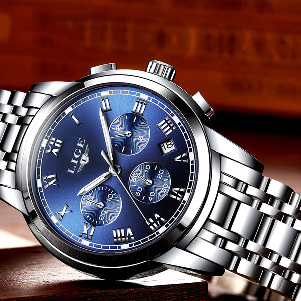 Waterproof Full Steel Men's Watch