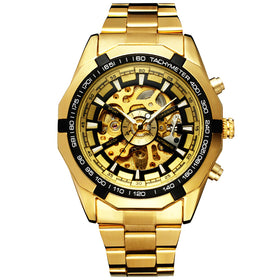 Sport Gold Skeleton Mechanical Watch