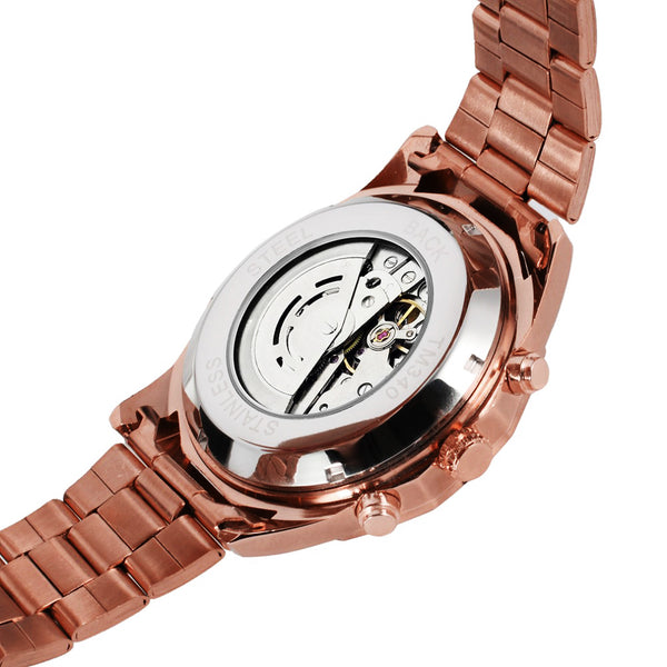 Sport Gold Skeleton Mechanical Watch