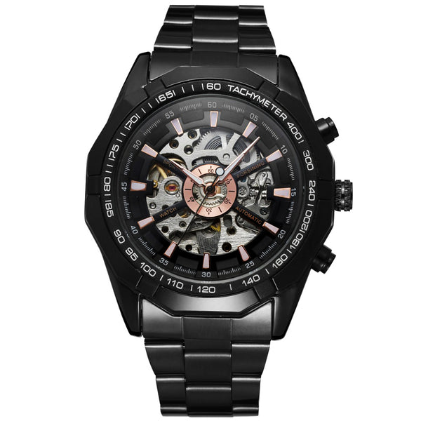 Sport Gold Skeleton Mechanical Watch
