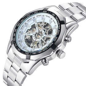 Silver/Gold Mechanical Watch