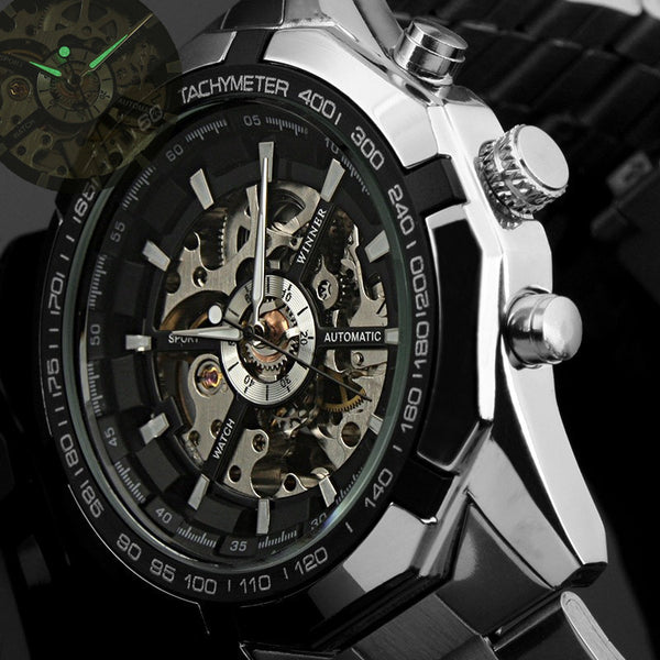 Silver/Gold Mechanical Watch