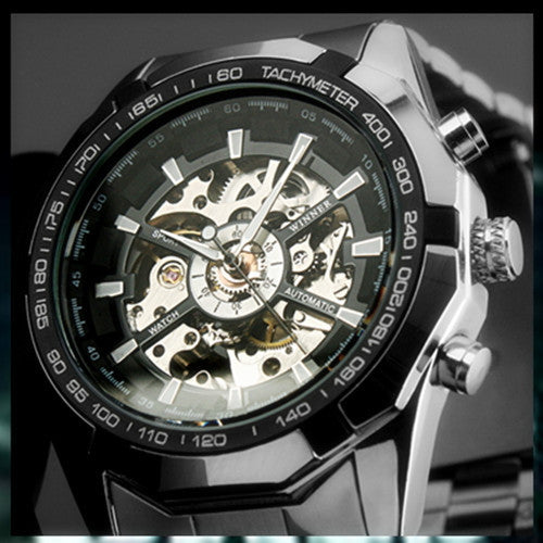 Silver/Gold Mechanical Watch