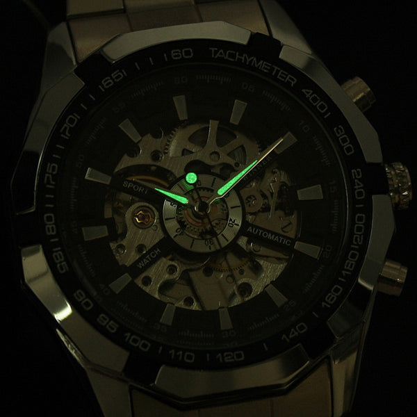 Silver/Gold Mechanical Watch