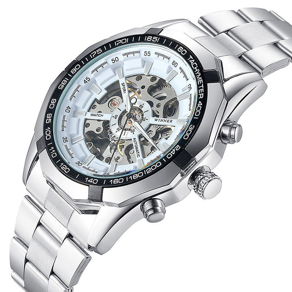 Silver/Gold Mechanical Watch
