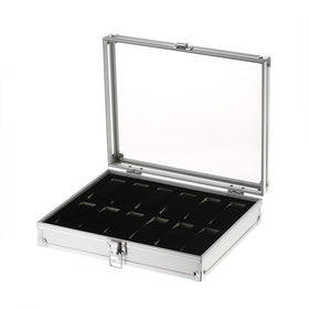 12 Slot Aluminum Watch Storage