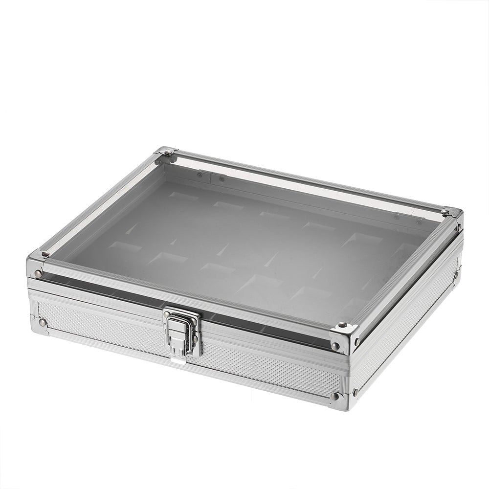 12 Slot Aluminum Watch Storage