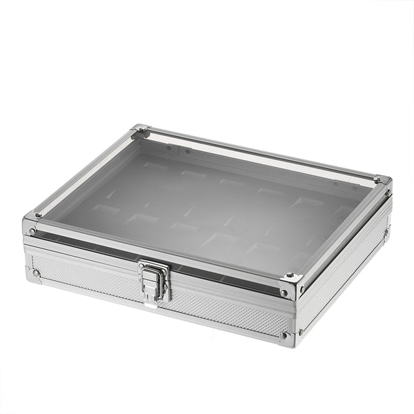 12 Slot Aluminum Watch Storage