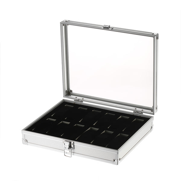 12 Slot Aluminum Watch Storage