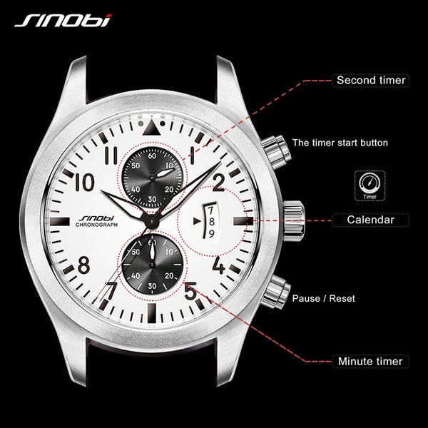 Pilot Quartz Wristwatch