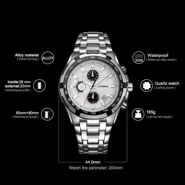 Top Brand Luxury Business Quartz Watch