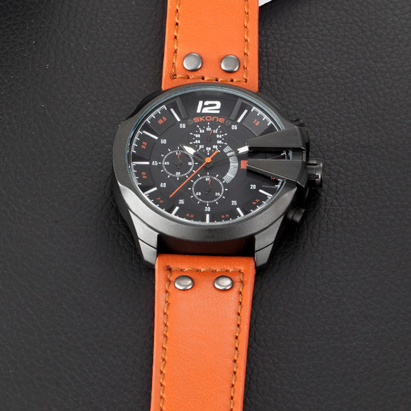 Army Leather Chronograph Watch