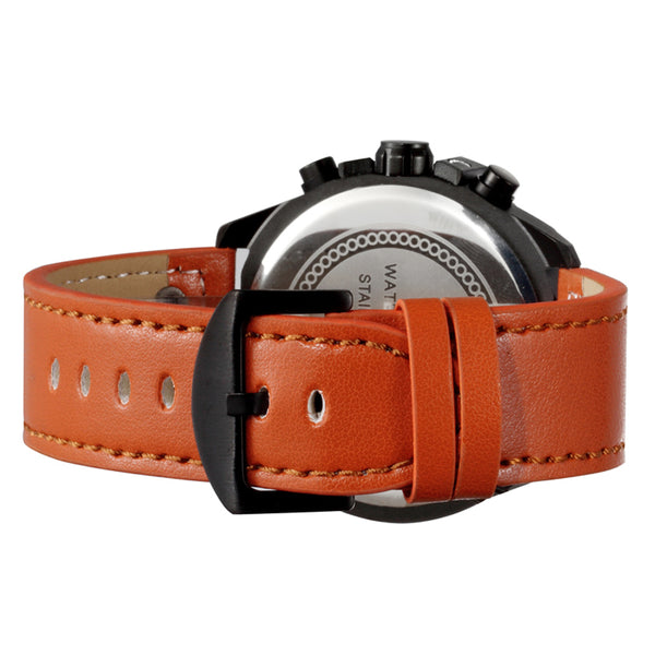 Army Leather Chronograph Watch