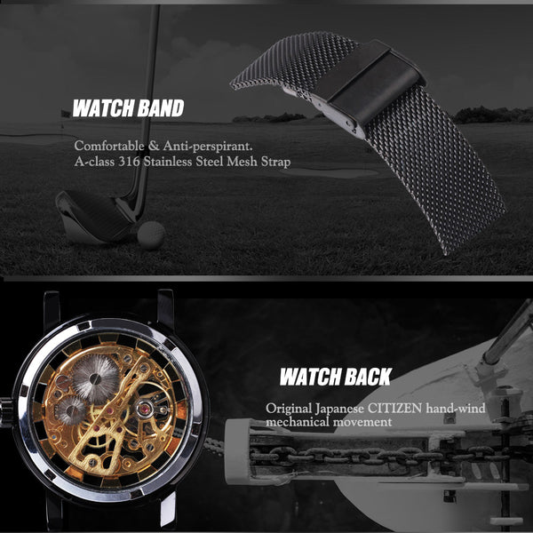Luxury Golden Mechanical Watch