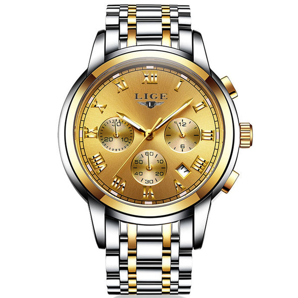 Waterproof Full Steel Men's Watch