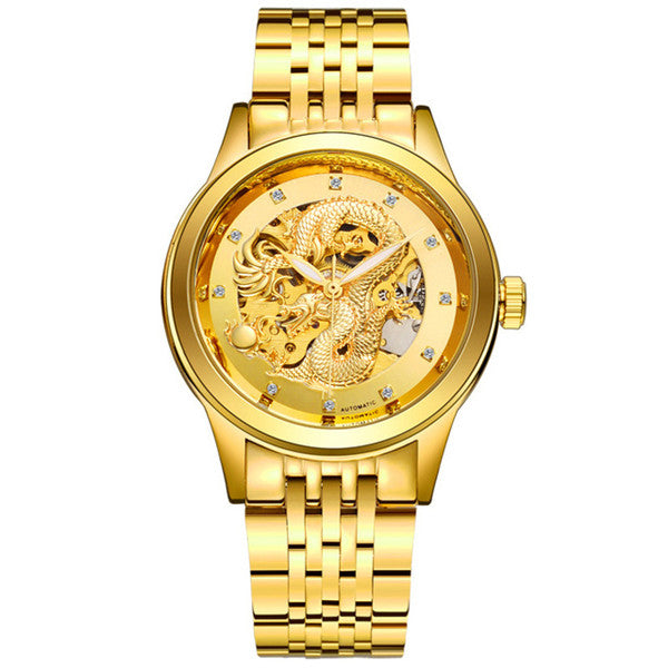 Waterproof Gold Relojes