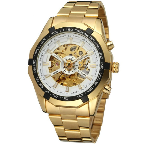 Silver/Gold Mechanical Watch