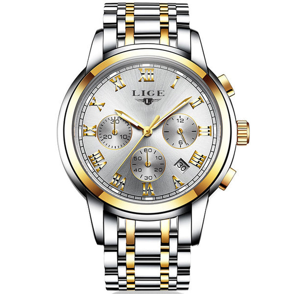 Waterproof Full Steel Men's Watch