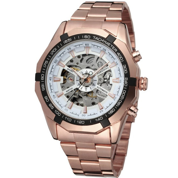 Silver/Gold Mechanical Watch