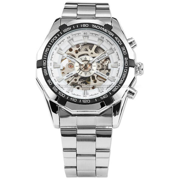 Sport Gold Skeleton Mechanical Watch