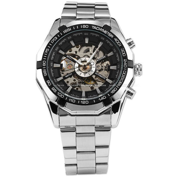 Silver/Gold Mechanical Watch