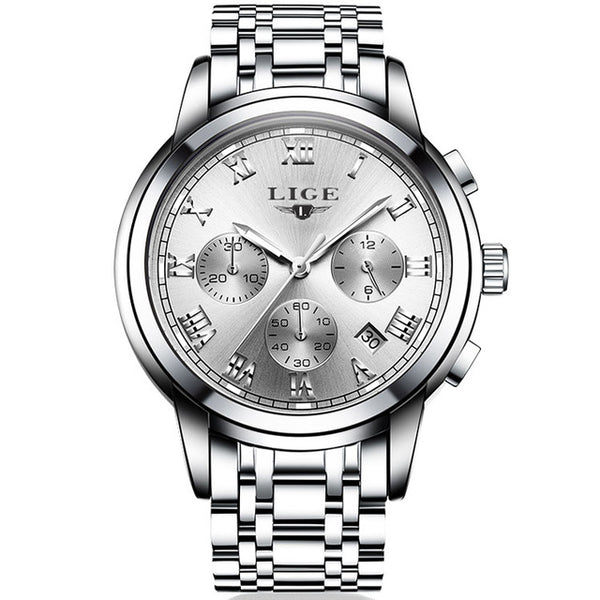 Waterproof Full Steel Men's Watch